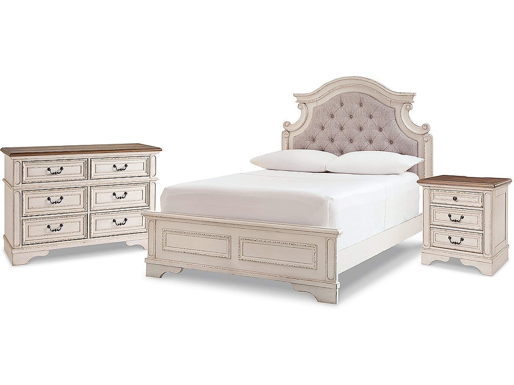 Realyn Full Panel Bed, Dresser and Nightstand - main image