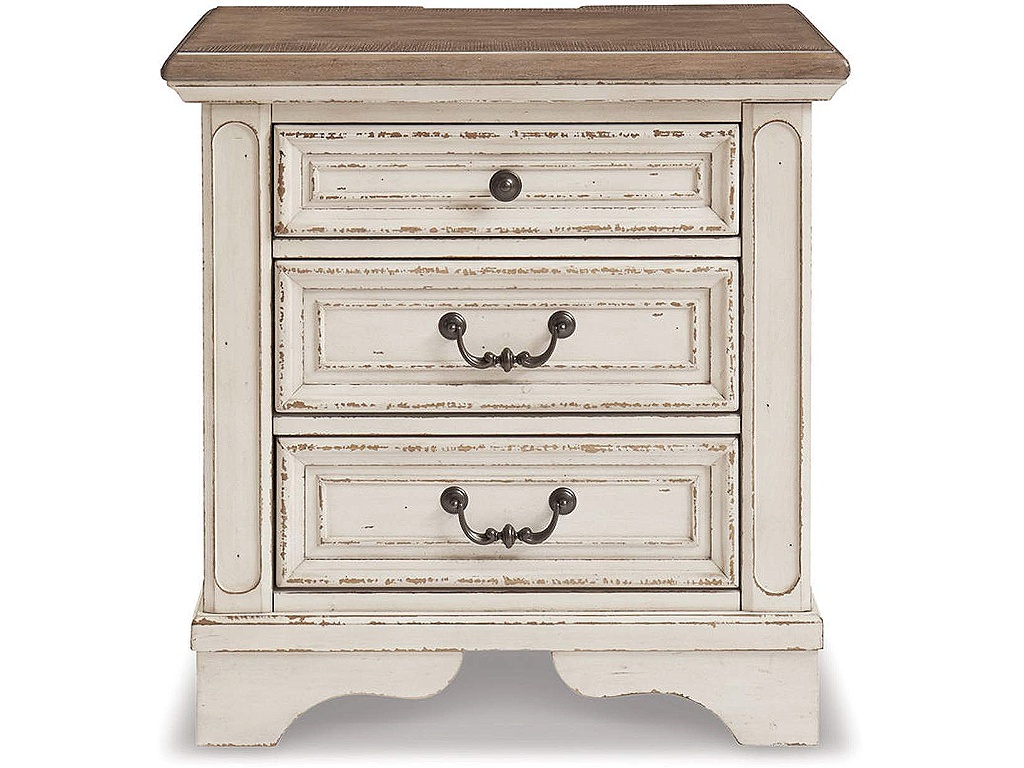 Realyn Queen Upholstered Panel Bed and 2 Nightstands - image 6