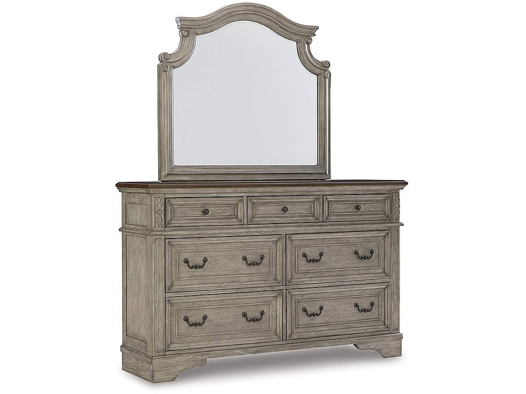 Lodenbay King Upholstered Panel Bed, Dresser, Mirror, Chest and Nightstand - image 1