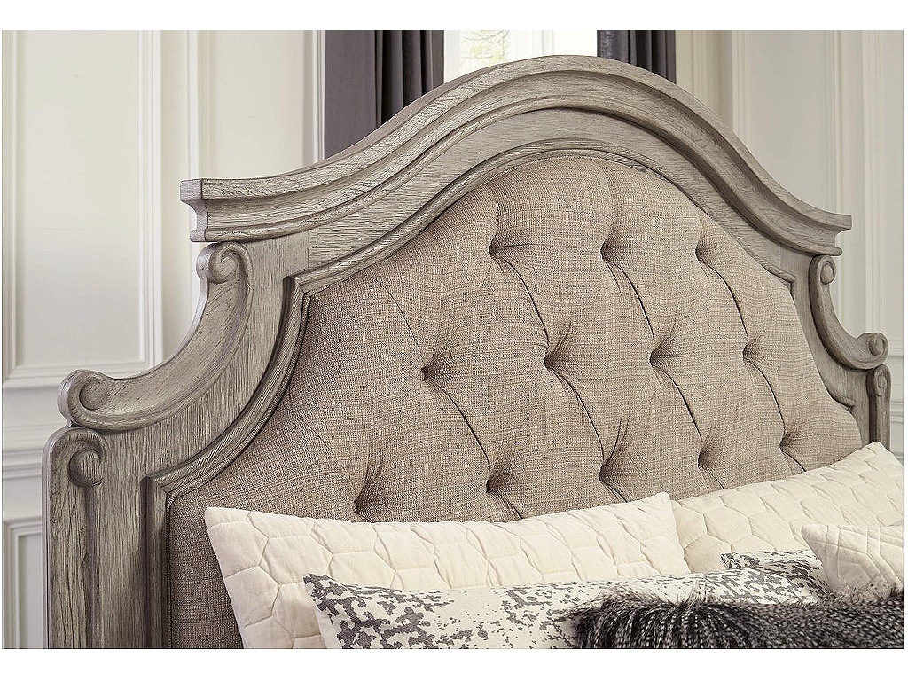 Lodenbay Queen Upholstered Panel Bed, Dresser, Mirror, Chest and Nightstand - image 24