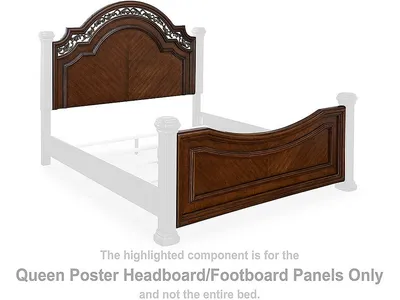 Lavinton Queen Poster Headboard/Footboard Panels
