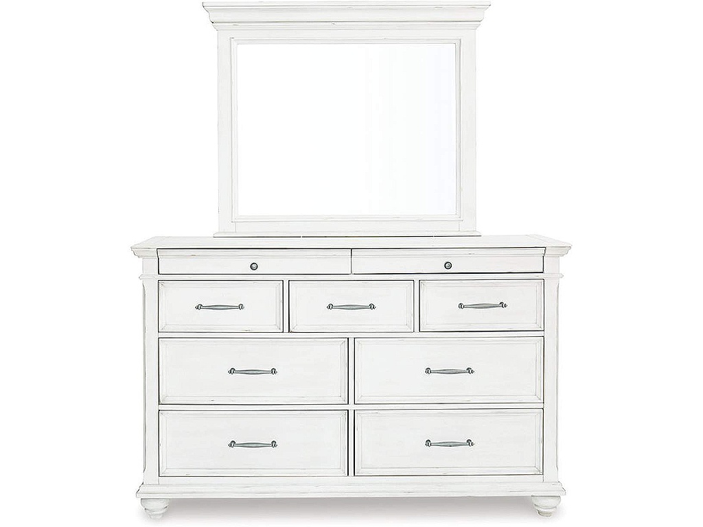 Kanwyn King Panel Bed, Dresser, Mirror and Nightstand - image 3