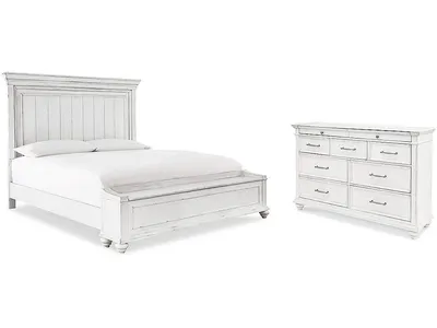 Kanwyn King Storage Panel Bed and Dresser