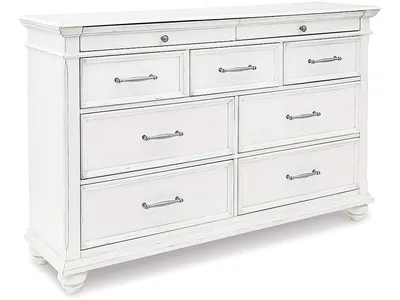 Kanwyn King Storage Panel Bed and Dresser