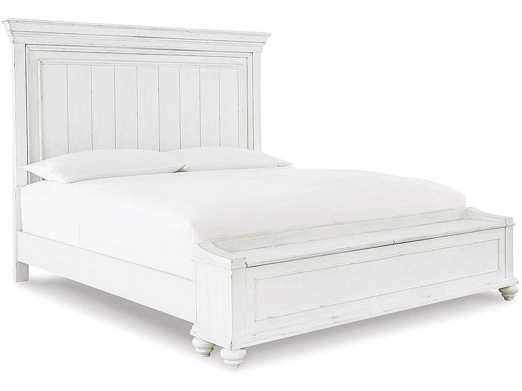 Kanwyn King Panel Bed with Storage Bench - main image