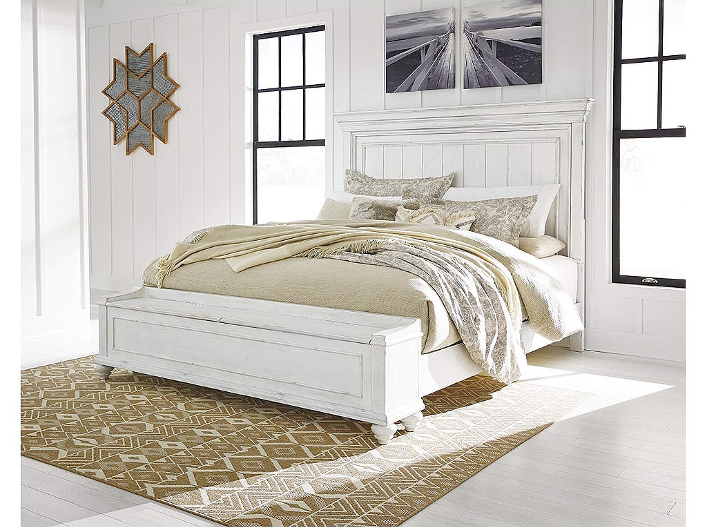 Kanwyn King Panel Bed with Storage Bench - image 6