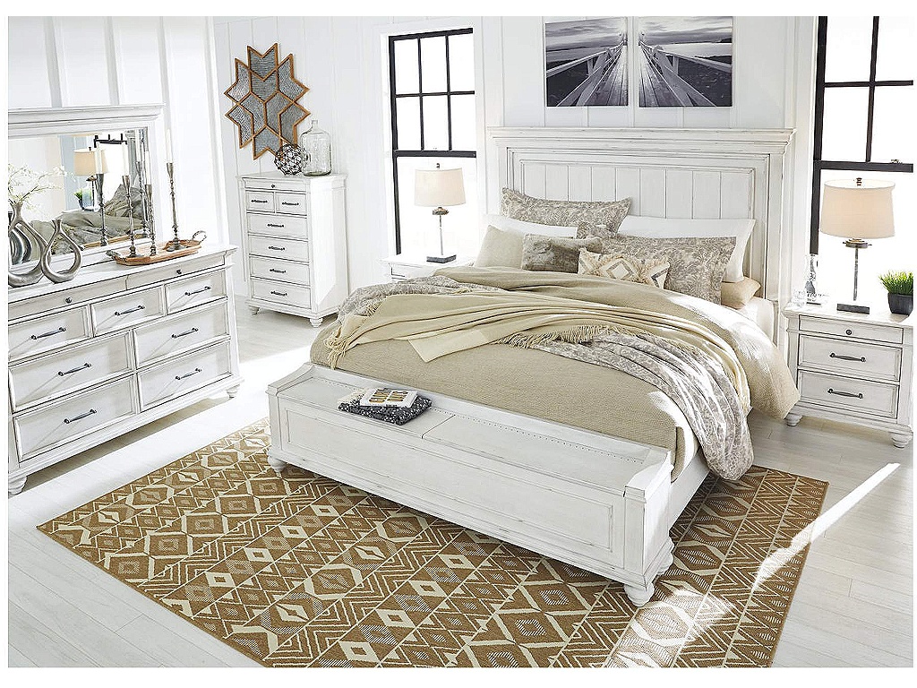 Kanwyn King Panel Bed with Storage Bench - image 11