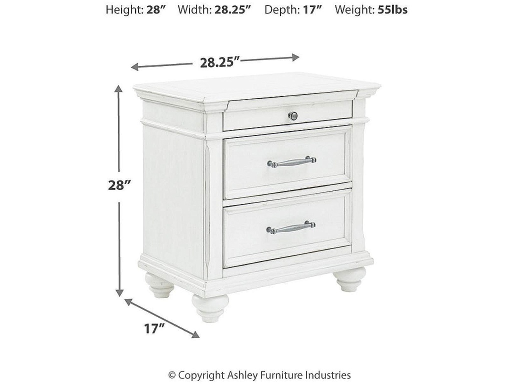 Kanwyn King Panel Bed, Dresser, Mirror and Nightstand - image 12