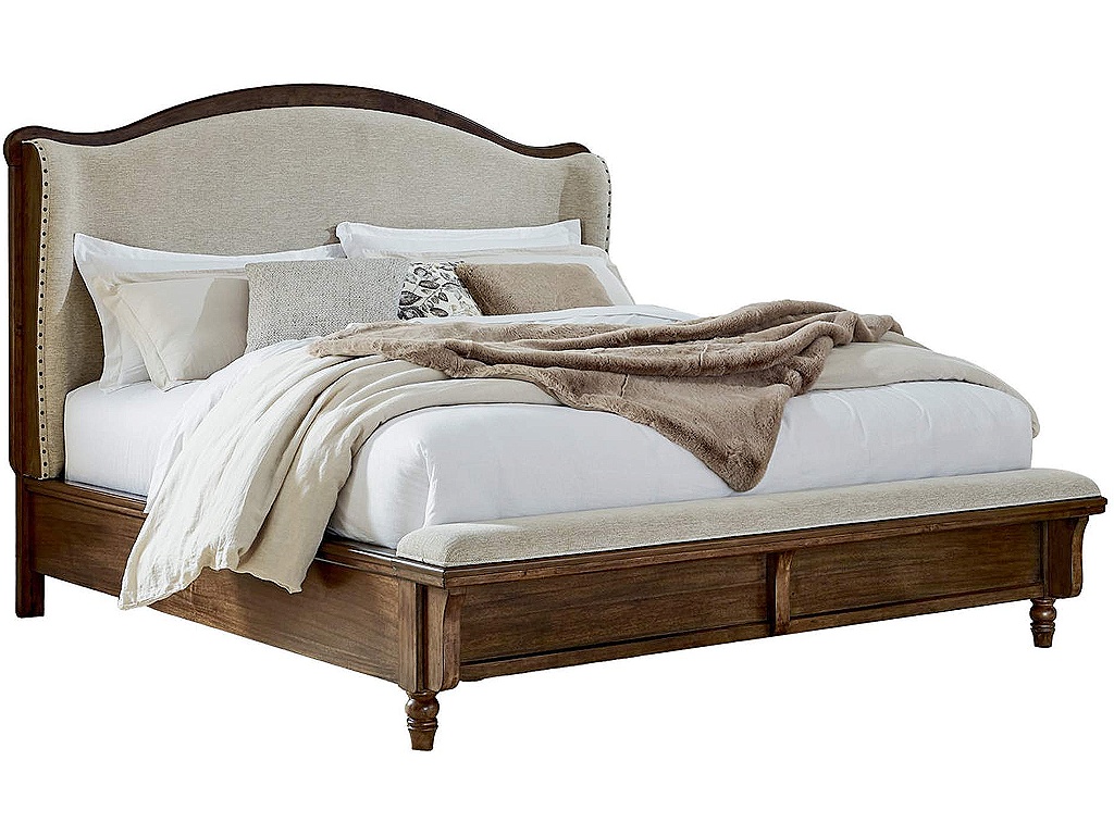 Sturlayne Queen Upholstered Panel Bed, Dresser and Mirror - image 3