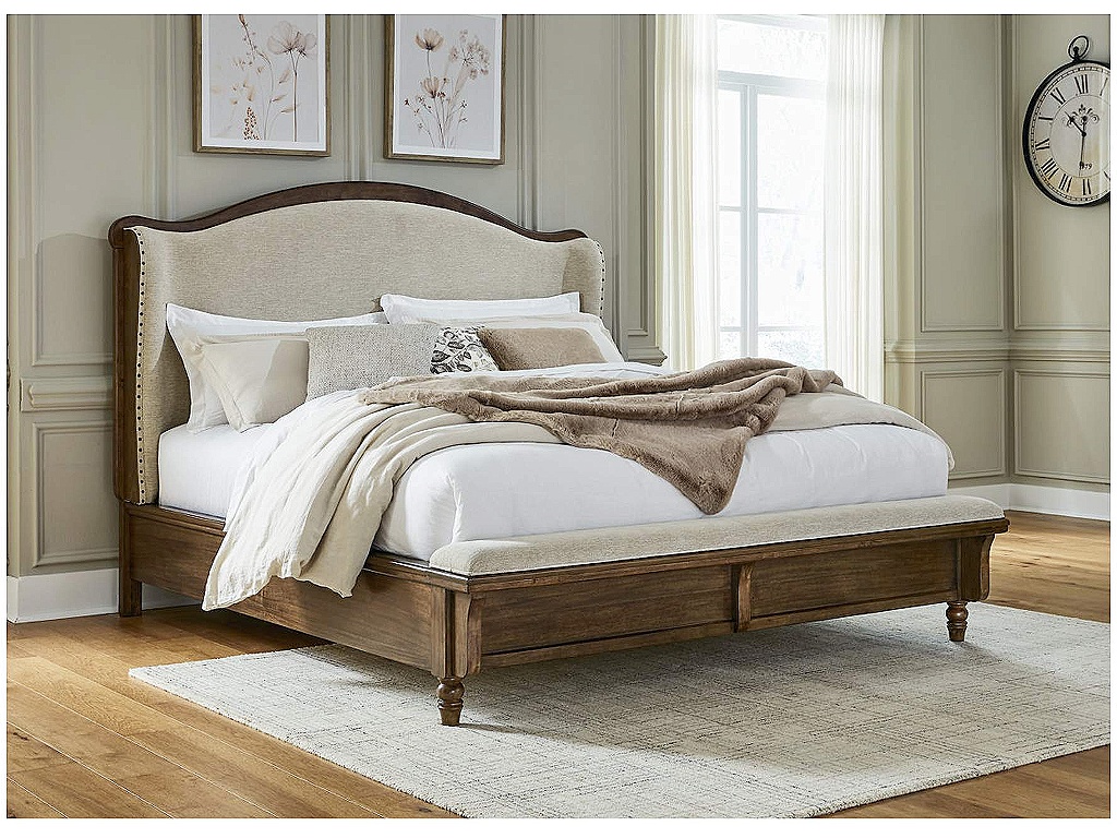 Sturlayne Queen Upholstered Panel Bed - image 1