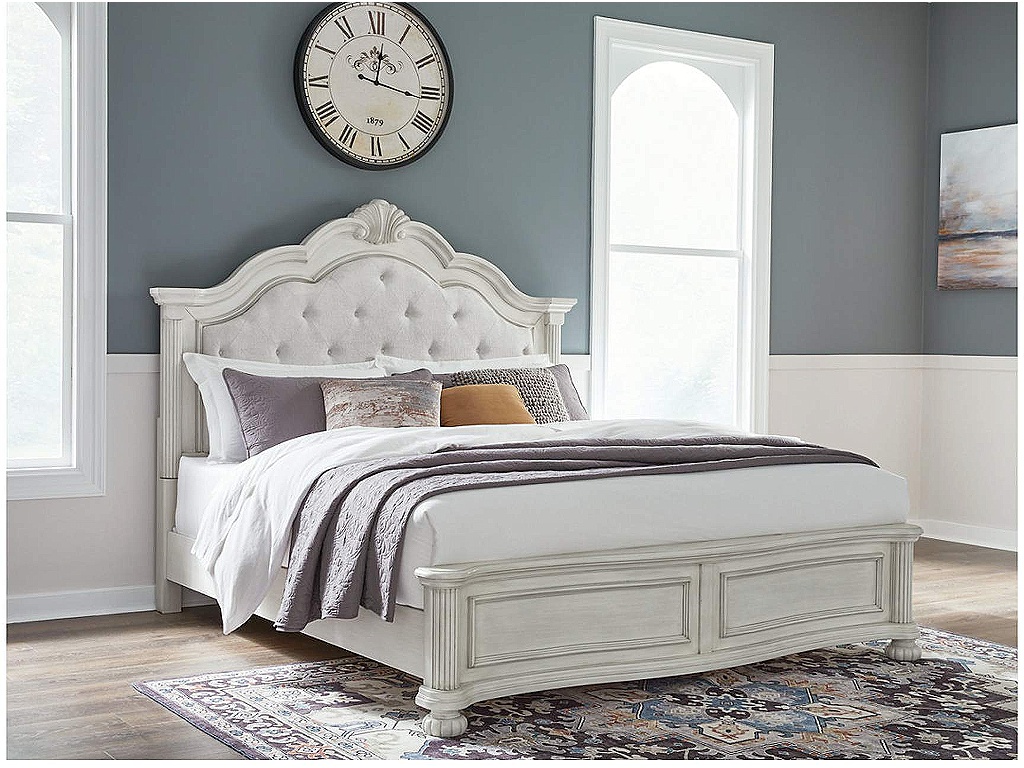 Montelaine King Upholstered Panel Bed - image 1