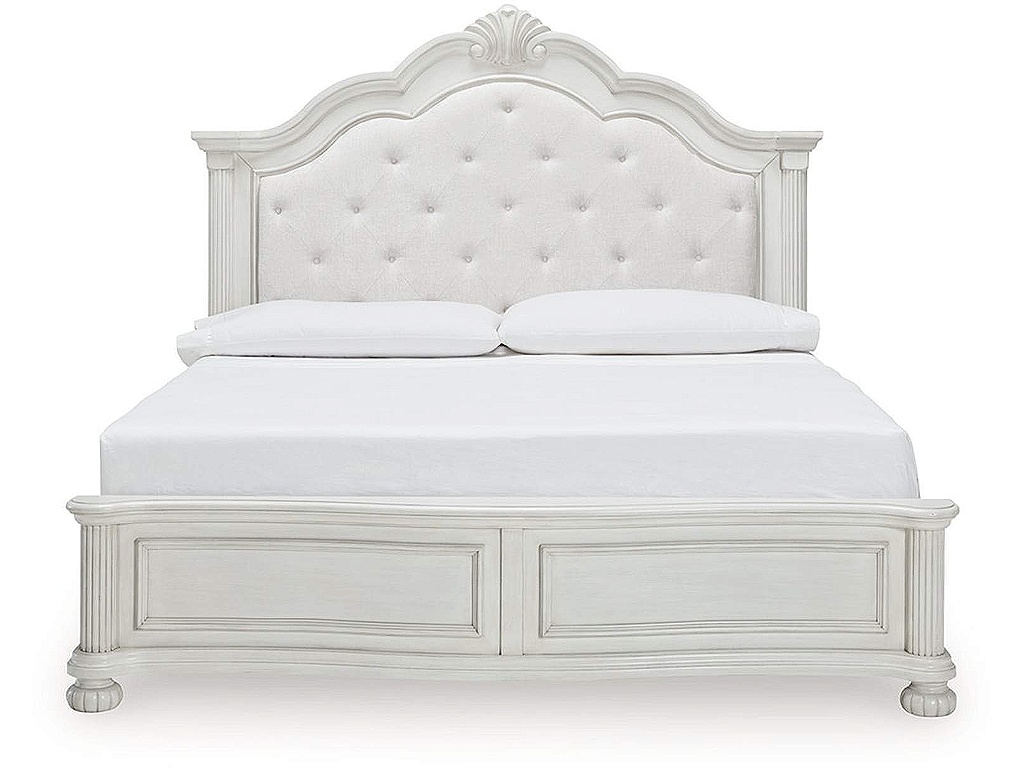 Montelaine King Upholstered Panel Bed - image 3