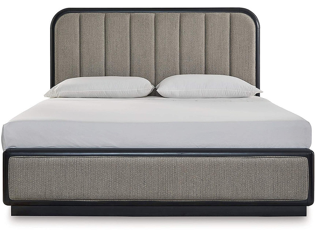 Rowanbeck King Upholstered Panel Bed - image 3