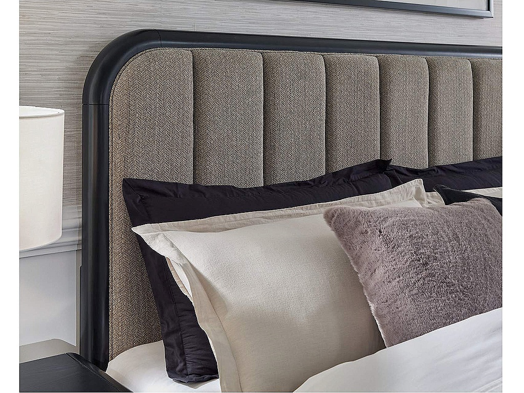 Rowanbeck King Upholstered Panel Bed - image 5