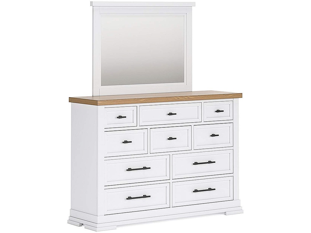 Ashbryn California King Panel Storage Bed, Dresser and Mirror - image 2