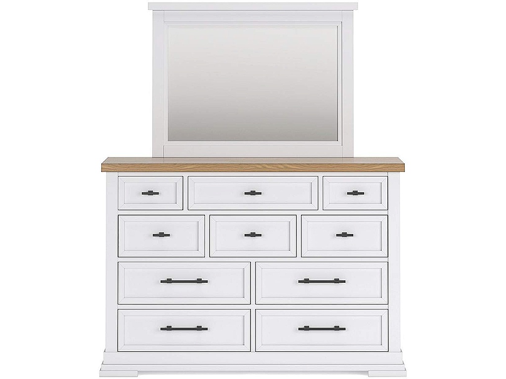 Ashbryn California King Panel Storage Bed, Dresser and Mirror - image 5