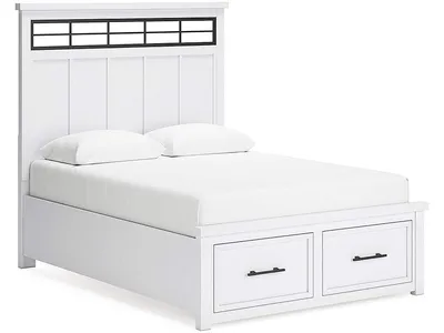 Ashbryn Queen Panel Storage Bed