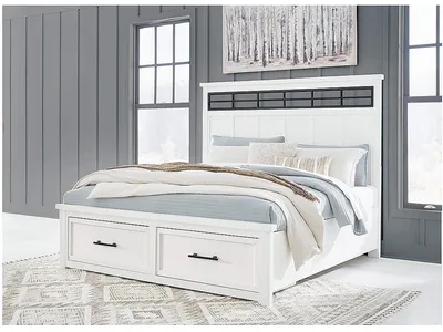 Ashbryn California King Panel Storage Bed