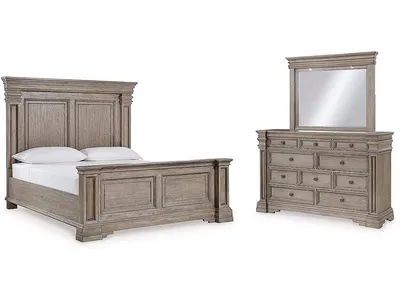 Blairhurst Queen Panel Bed, Dresser and Mirror