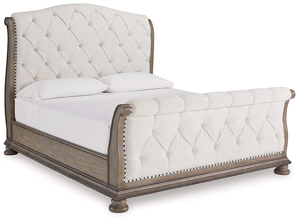 Ardenfield King Upholstered Sleigh Bed - main image