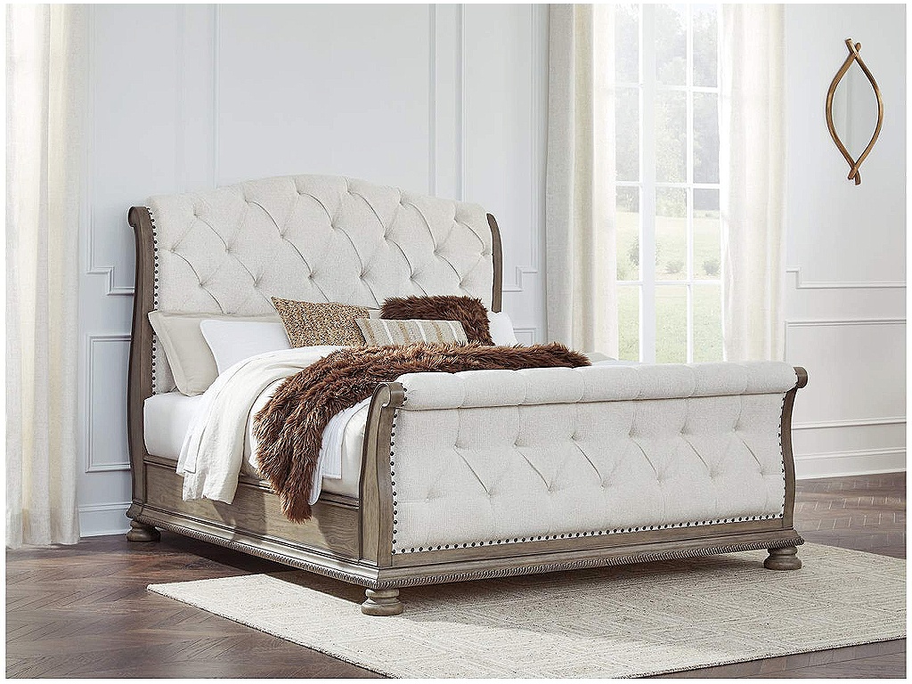 Ardenfield King Upholstered Sleigh Bed - image 1