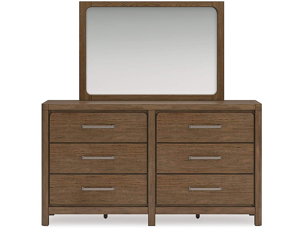 Cabalynn California King Upholstered Bed, Dresser and Mirror - image 3