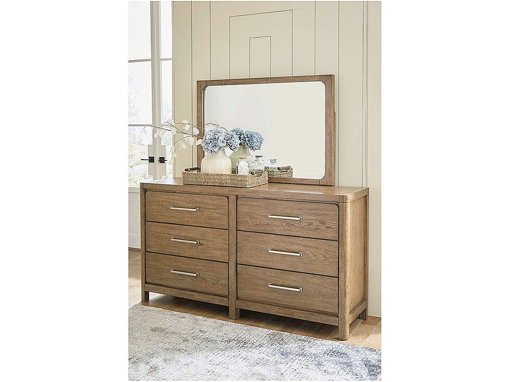 Cabalynn California King Upholstered Bed, Dresser and Mirror - image 15