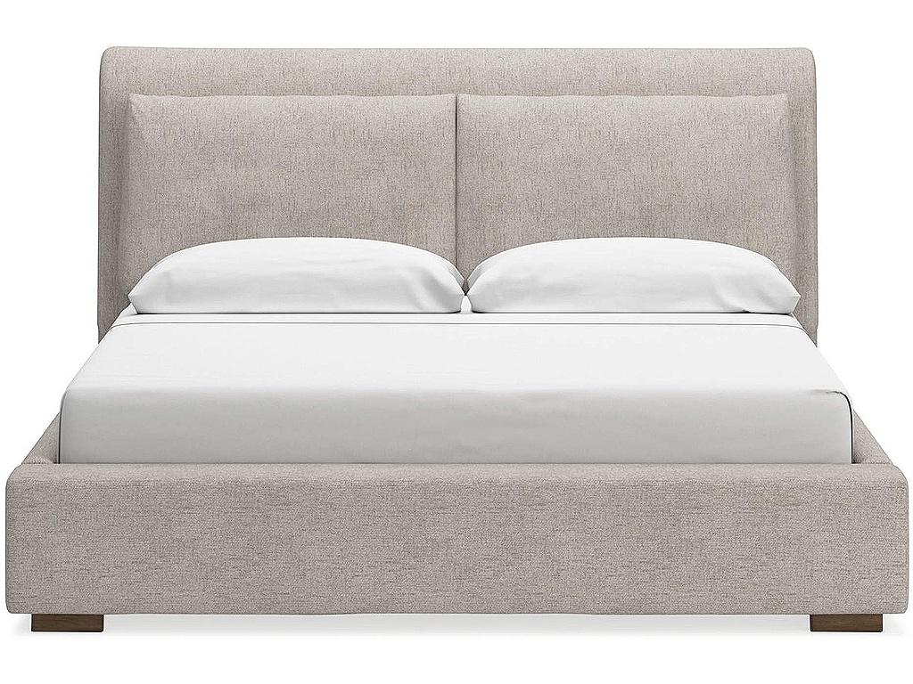Cabalynn California King Upholstered Bed, Dresser and Mirror - image 10