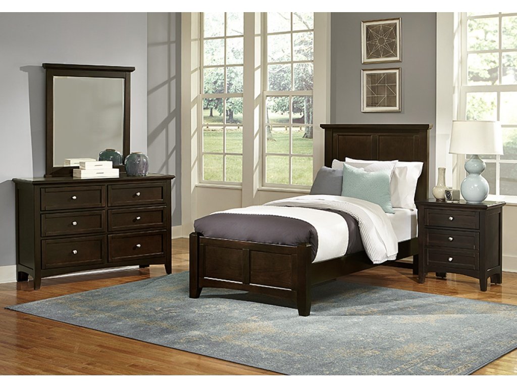 Twin Mansion Bed - Merlo Finish - image 1
