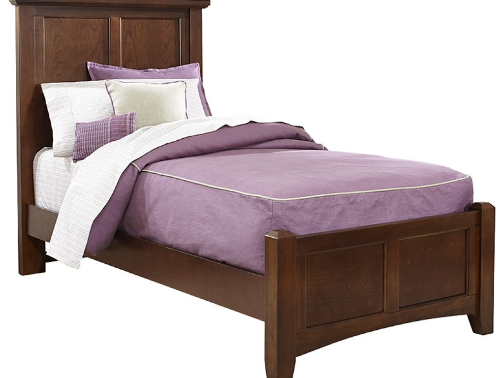 Twin Mansion Bed - Cherry Finish - main image