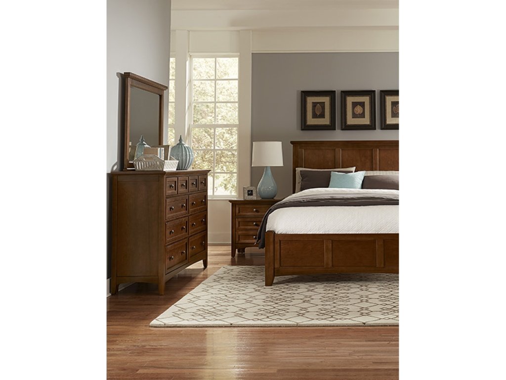Full ,Queen, & King Mansion Bed - Cherry Finish - image 1