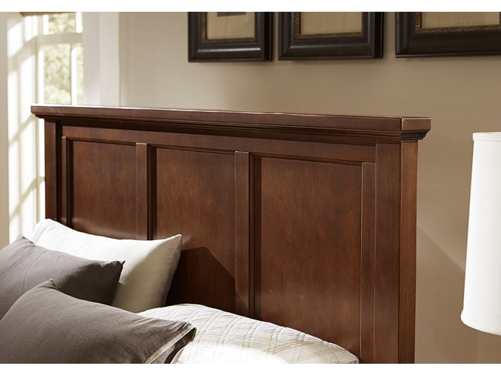 Full ,Queen, & King Mansion Bed - Cherry Finish - image 3