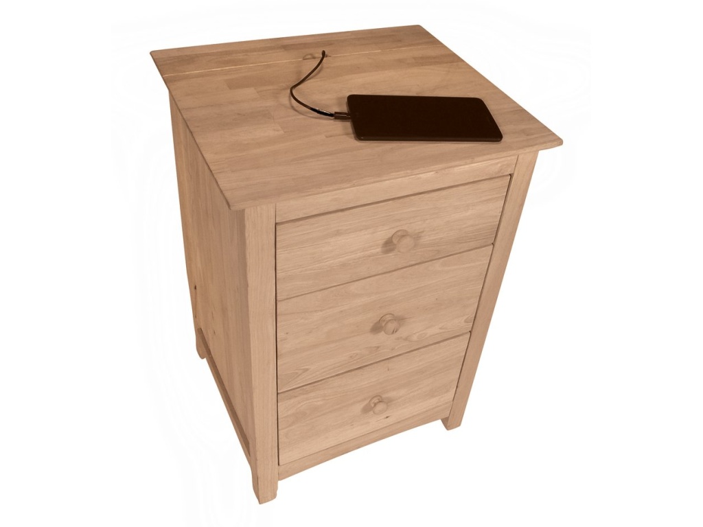 Lancaster 3-Drawer w/ hideaway power strip - image 4