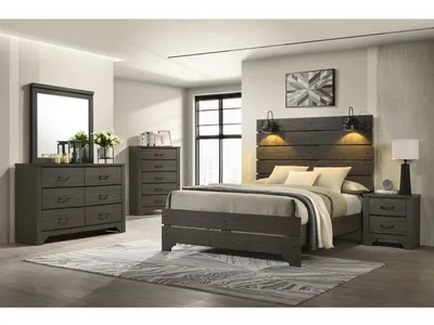 Full Panel Headboard, Footboard & Slats