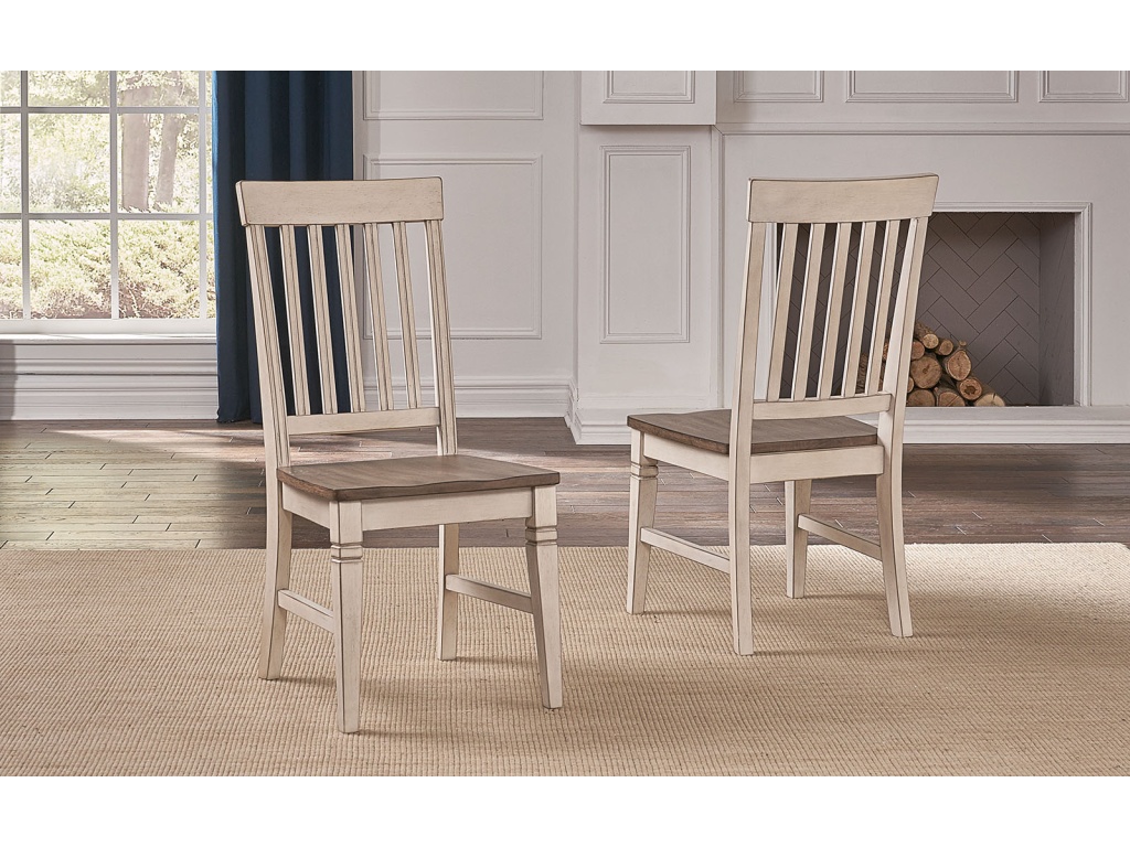 Slatback Chair With Wood Seat - main image