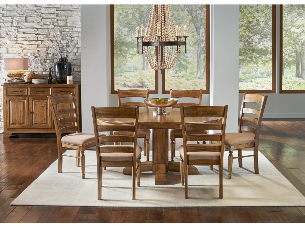 Pedestal Extension Table - image 1