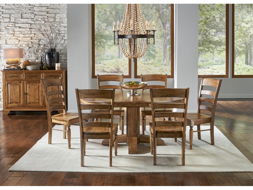 Pedestal Extension Table - image 2