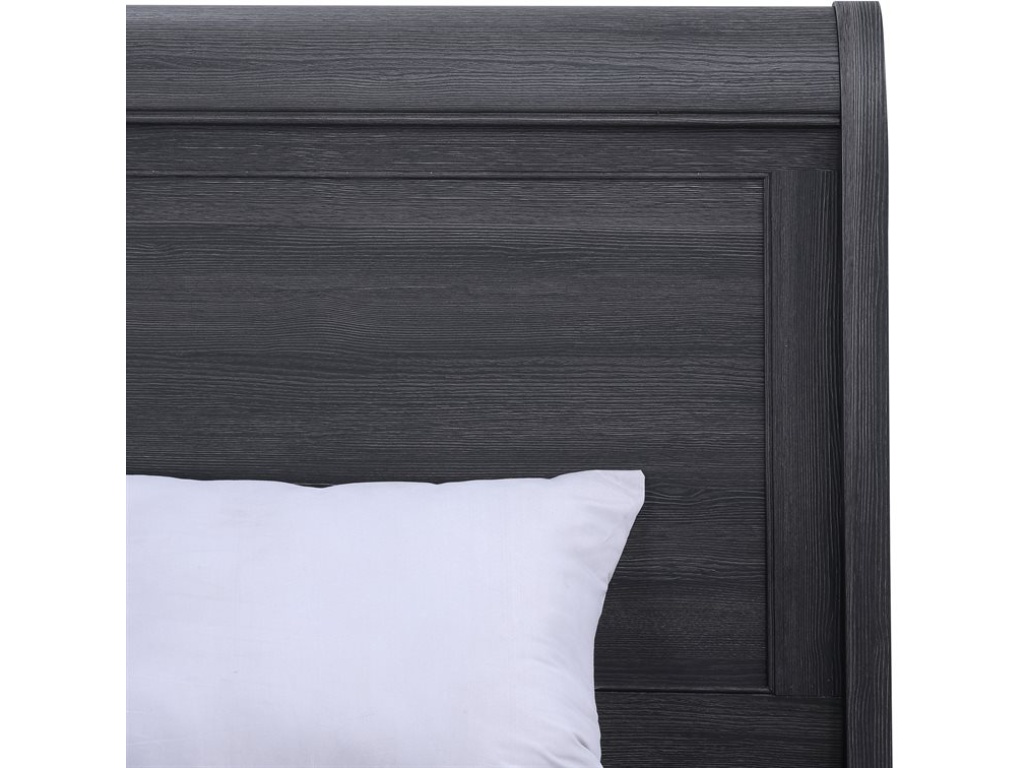 Complete King Sleigh Bed - Charcoal - image 2