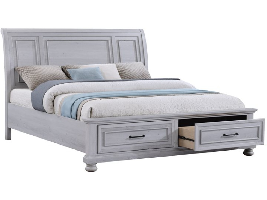 Complete King Storage Bed - Gray - main image