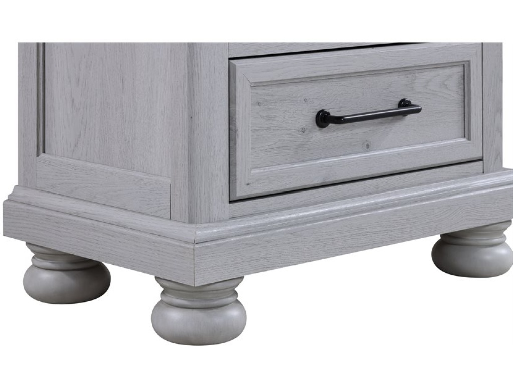 2 Drawer Nightstand - Gray - image 3