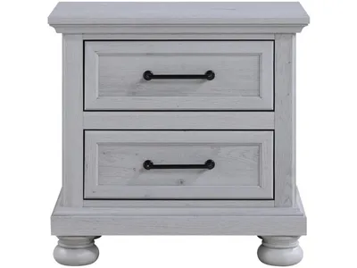 2 Drawer Nightstand - Gray