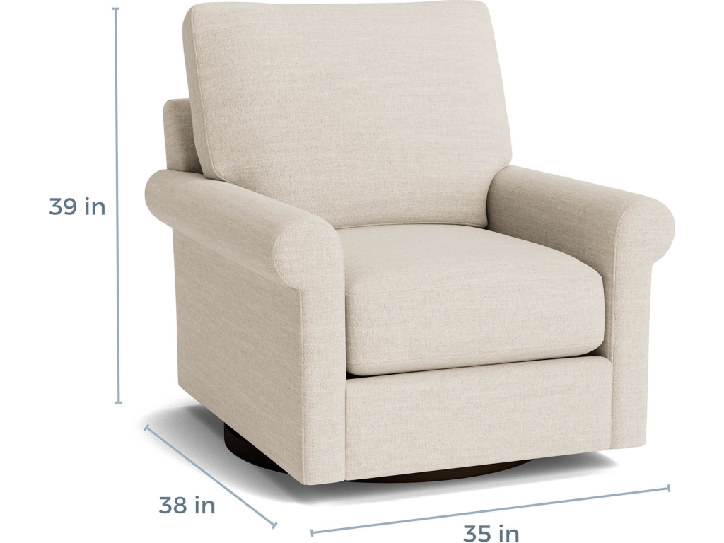 True Custom™ Roll Arm Swivel Chair - image 4