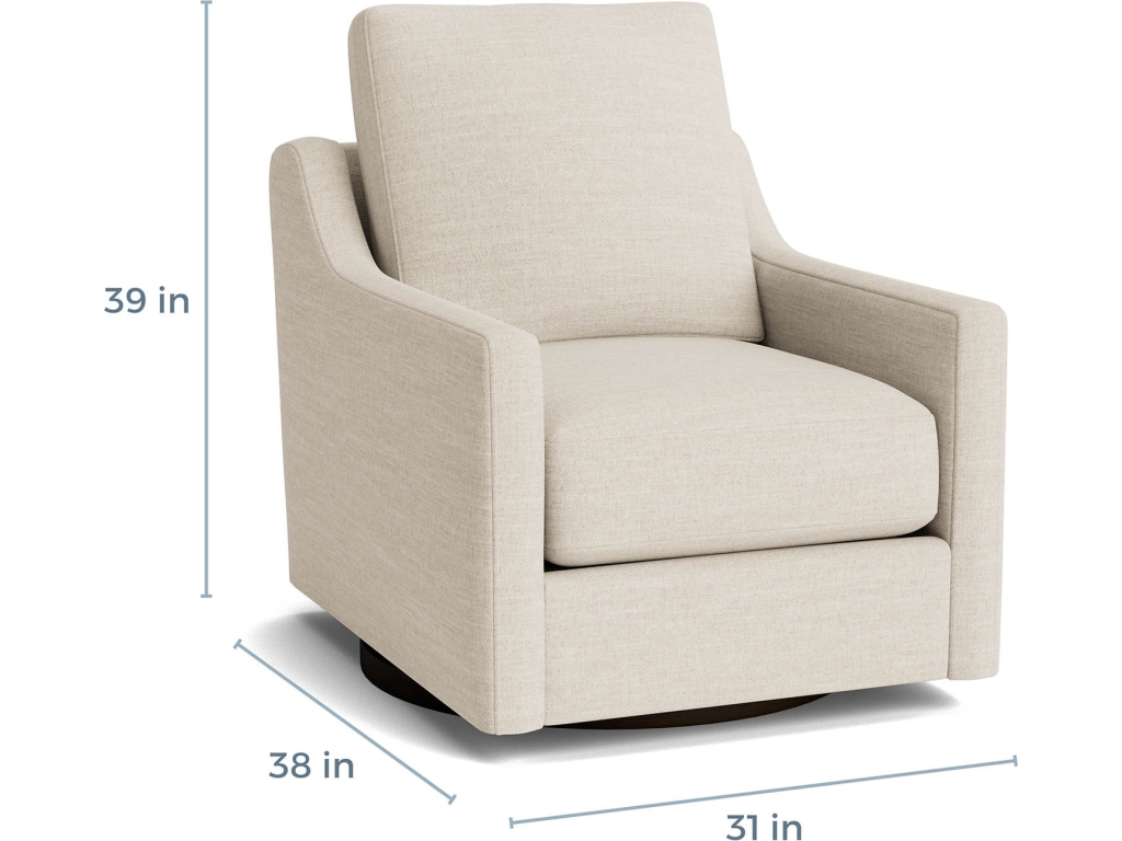 True Custom™ Slope Arm Swivel Chair - image 3