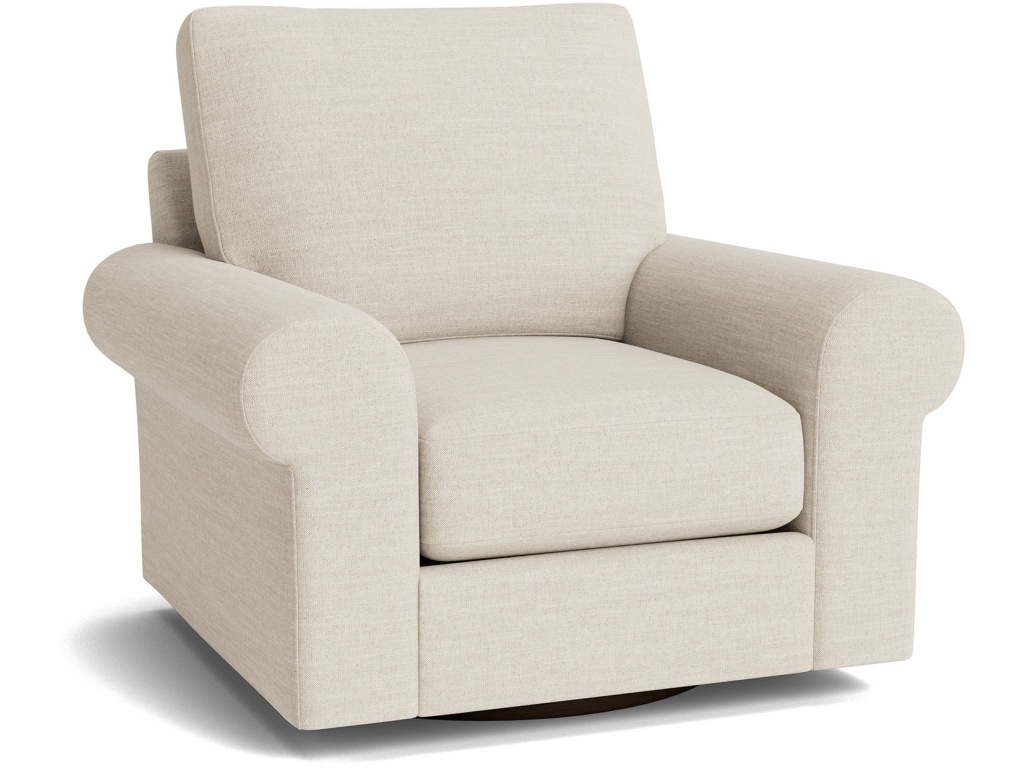 True Custom™ Large Roll Arm Swivel Chair - image 1