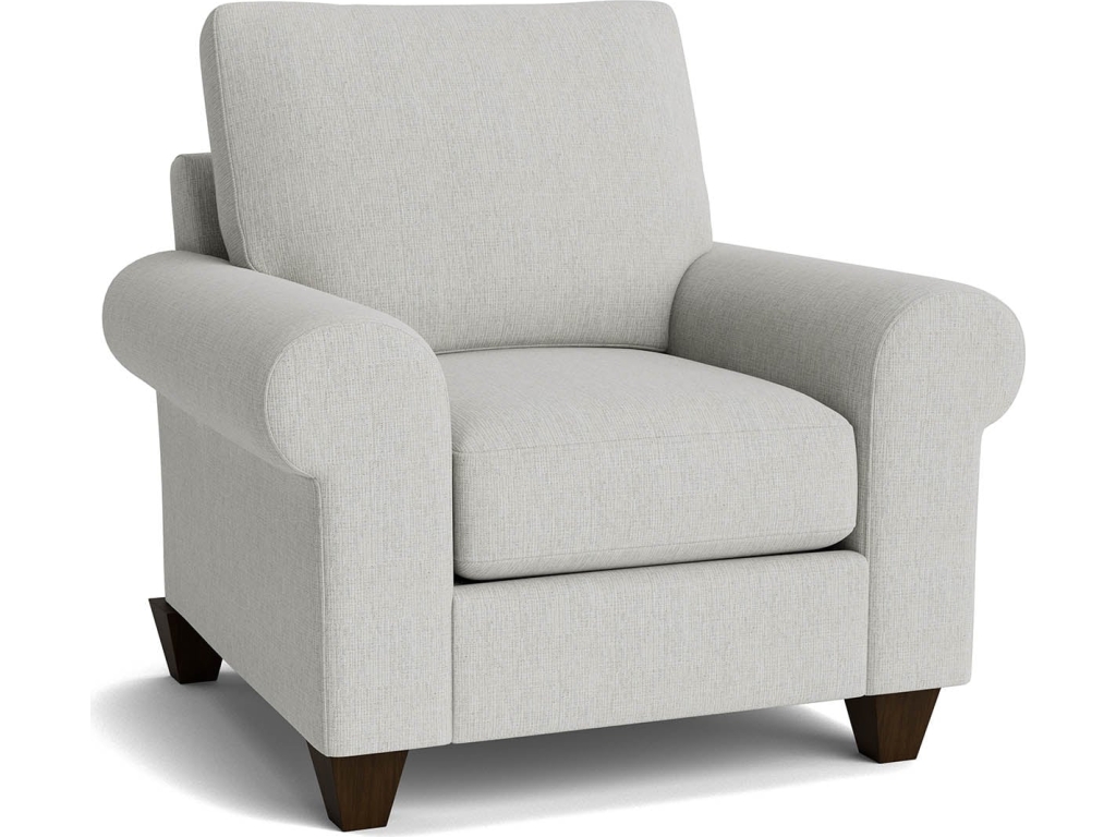 True Custom™ Large Roll Arm Accent Chair - image 1