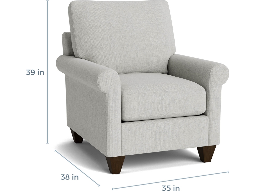 True Custom™ Roll Arm Accent Chair - image 4
