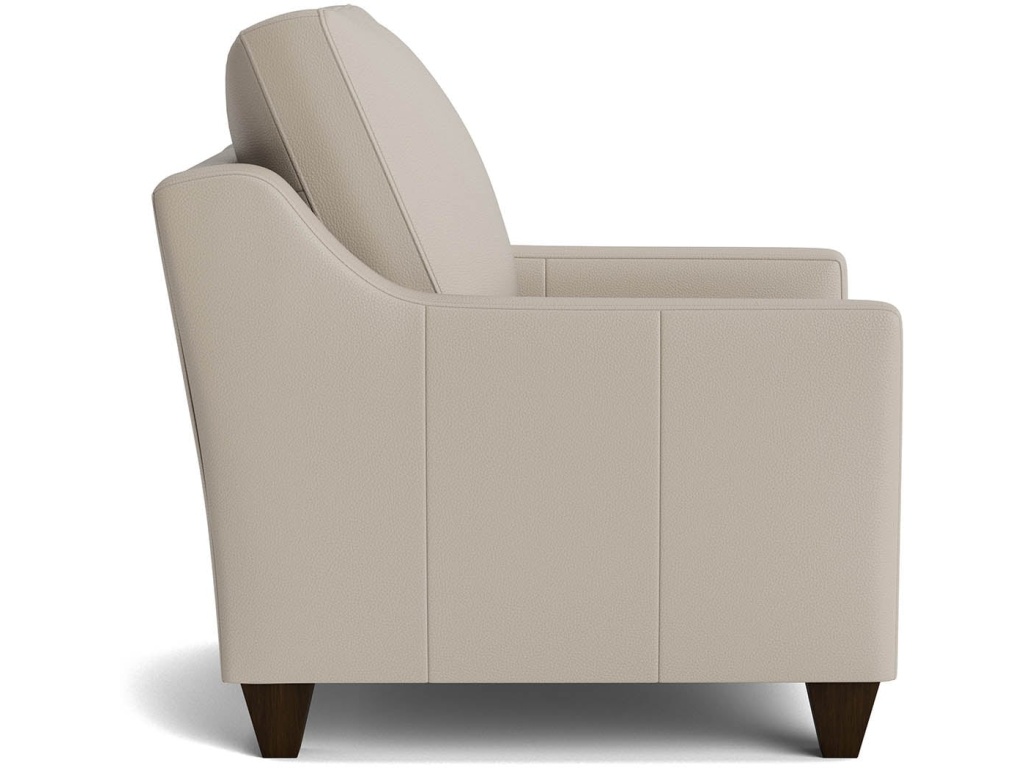 True Custom™ Leather Slope Arm Accent Chair - image 2