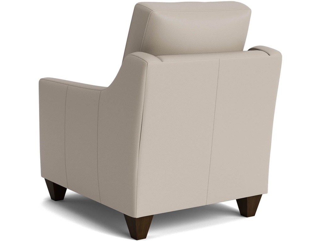 True Custom™ Leather Slope Arm Accent Chair - image 3
