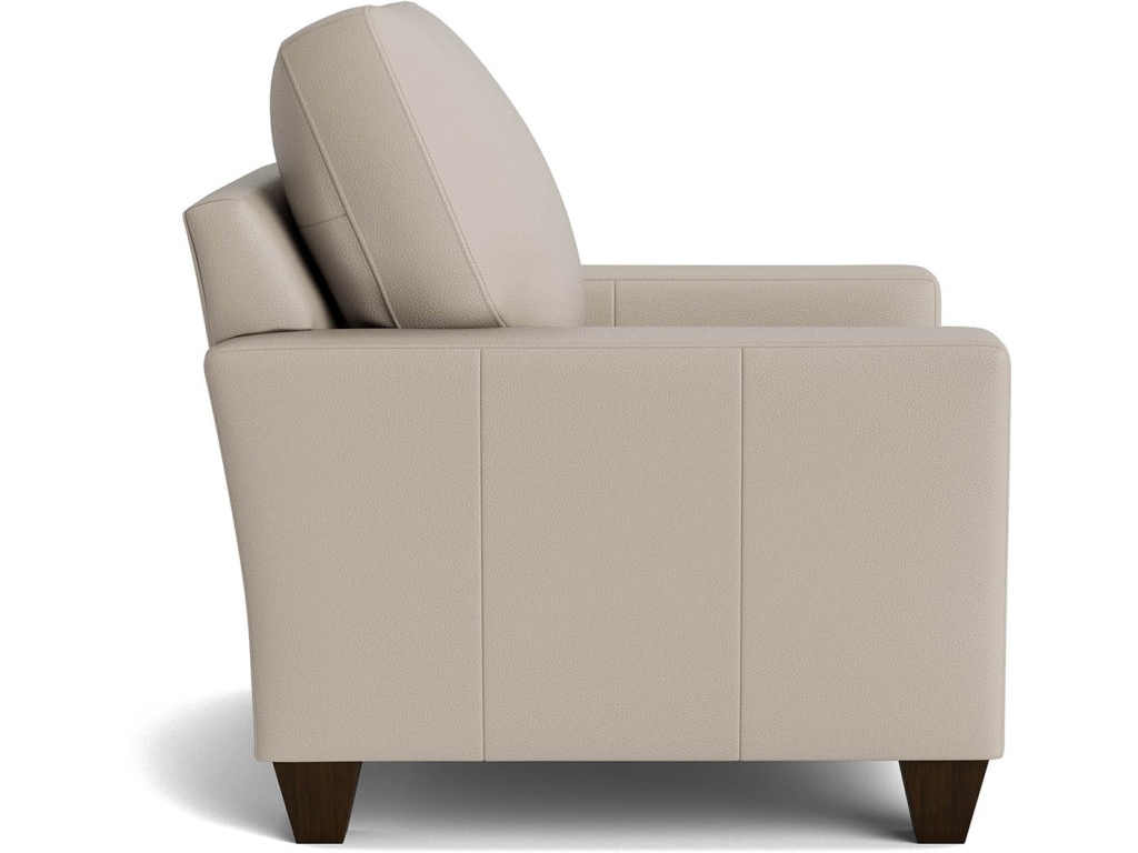 True Custom™ Leather Large Track Arm Accent Chair - image 2