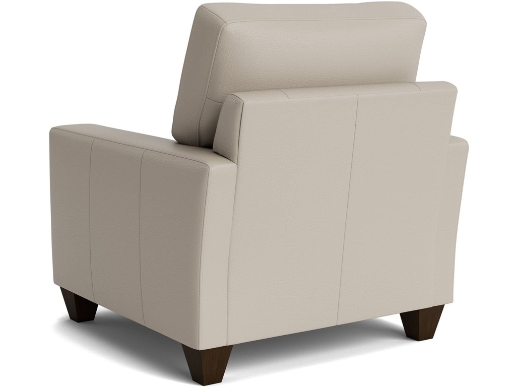 True Custom™ Leather Large Track Arm Accent Chair - image 3